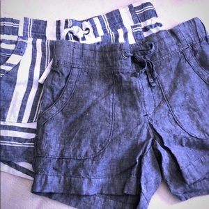 Athleta Linen Shorts Bundle XS 2